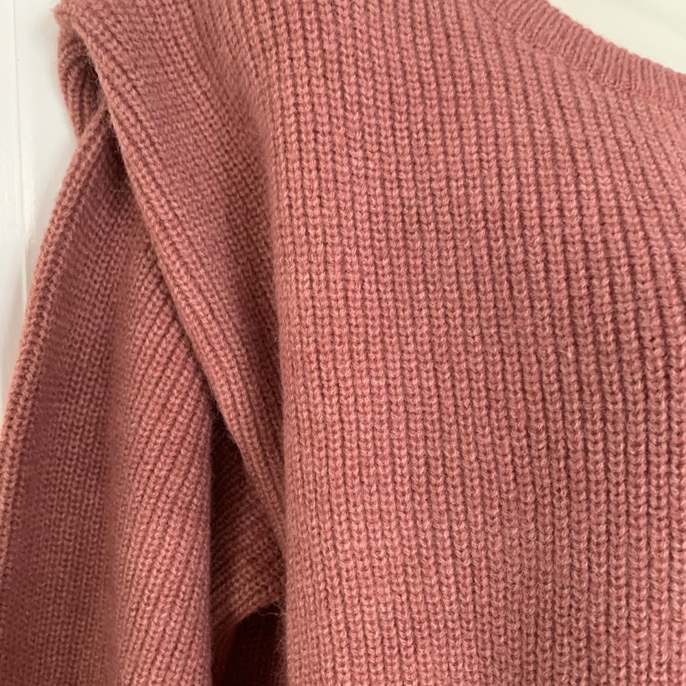 NWT KORI AMERICA SOFT BLUSH PINK SWEATER - Picture 3 of 8